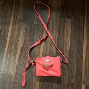 Charming Charlie Hot Pink Crossbody Purse